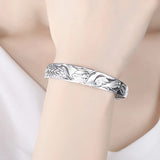 925 Sterling Silver Phoenix Lady Bracelet Adjustable Jewelry