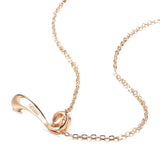 Rose Zircon Dangle Necklace 585 Daily Fine Jewelry