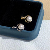 925 Silver Pendant Settings for Pearl Crystal, 5pcs/lot