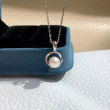 925 Silver Pendant Settings for Pearl Crystal, 5pcs/lot