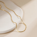 Snake Chain 925 Silver Plated Choker Necklace Women Jewelry