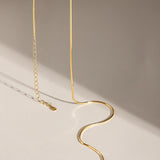 Snake Chain 925 Silver Plated Choker Necklace Women Jewelry