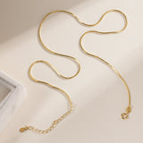Snake Chain 925 Silver Plated Choker Necklace Women Jewelry