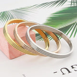Stainless Steel Frosted Bracelet for Women B-482