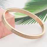 Stainless Steel Frosted Bracelet for Women B-482