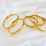 Stainless Steel Jewelry Round Bangle Charm Bracelet Party Love Wedding Gift