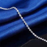 925 Sterling Silver Bracelet Chain Wedding Jewelry