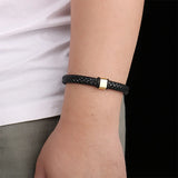 Men Cable Wire Bangle Bracelets Street Punk Blood Men Bracelets