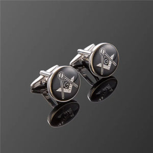 Masonic Square & Compass Cuff Links Freemasonry Masonic Cuff Buttons