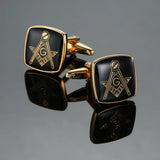 Masonic Square & Compass Cuff Links Freemasonry Masonic Cuff Buttons