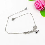 Chinese Coins Little Bell Anklet Women Girl Barefoot Jewelry