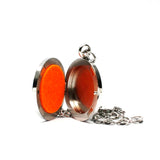 Flower Perfume Diffuser Necklace Aromatherapy Locket Pendant