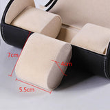 3 Slot Watch Display Case Roll Wristwatch Storage
