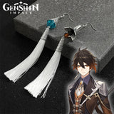 Genshin Impact Eyes of God Luminous Metal Keychain