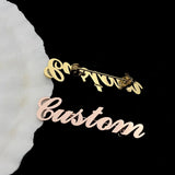 Personalized Stainless Steel Brooch Pin Jewelry