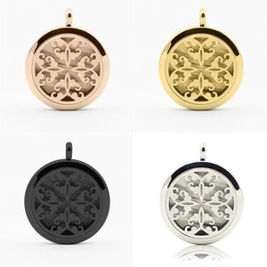 Aromatherapy Essential Oil Locket Necklace with Chain