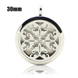 Aromatherapy Essential Oil Locket Necklace with Chain