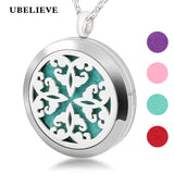 Aromatherapy Essential Oil Locket Necklace with Chain