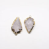Clear Quartz Reiki Crystal Stone Pendants Necklace