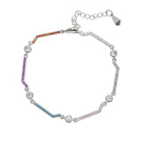 Micro Pave Zirconia Chain 15+4cm CZ Bracelet