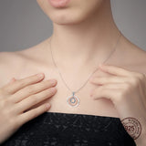 Sunflower Pendant Necklace 925 Sterling Silver Jewelry Gift
