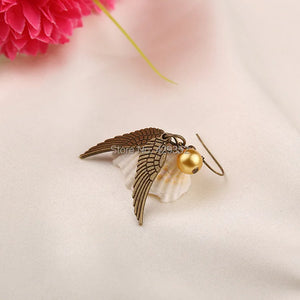Golden Snitch Earrings Wing Earrings 24pairs/lot