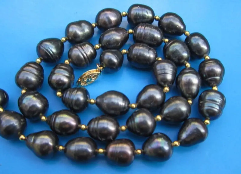 Large 9-10MM Pearl Necklace