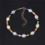 Colorful Beads Pearl Bracelet for Women Boho Jewelry