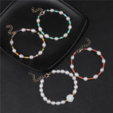 Colorful Beads Pearl Bracelet for Women Boho Jewelry