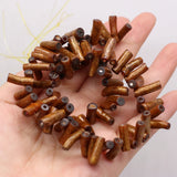 Natural Stone Coral Beads Tube Bead for Jewelry Making