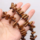 Natural Stone Coral Beads Tube Bead for Jewelry Making