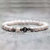 Hot Natural Stone Couple Bracelet 26 Letter Beaded Unique DIY Jewelry