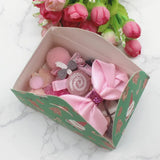 10pcs Christmas Gift Box Paper Jewelry Chocolate Party Decoration Display