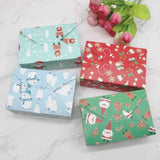 10pcs Christmas Gift Box Paper Jewelry Chocolate Party Decoration Display