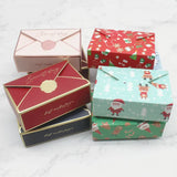 10pcs Christmas Gift Box Paper Jewelry Chocolate Party Decoration Display