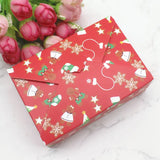 10pcs Christmas Gift Box Paper Jewelry Chocolate Party Decoration Display