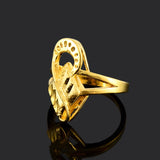 24k Gold Plated Rings for Women - Wedding Party Gift