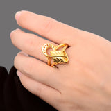 24k Gold Plated Rings for Women - Wedding Party Gift