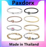100% S925 Sterling Silver Moments Brilliance Closure Bracelet