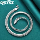 925 Silver 20" Snake Chain Necklace Wedding Party Jewelry
