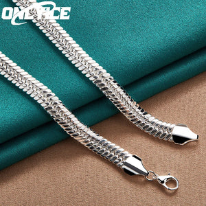 925 Silver 20" Snake Chain Necklace Wedding Party Jewelry