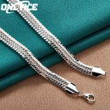 925 Silver 20" Snake Chain Necklace Wedding Party Jewelry