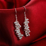 925 Silver Grape Beads Jewelry Set Party Christmas