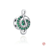 Europe Music Bead Pendant Dangle Charm for Bracelet