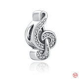 Europe Music Bead Pendant Dangle Charm for Bracelet