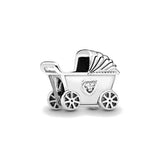 Family Bead 925 Silver DAD MOM Pendant Love Heart Charm