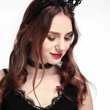 Sexy Fold Pearl Clavicle Chain Necklace Lace