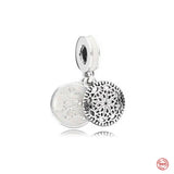 Love Bead Pendant Dangle Charm for 925 Bracelet Necklace