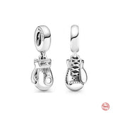 Love Bead Pendant Dangle Charm for 925 Bracelet Necklace
