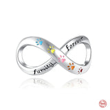 Love Bead Pendant Dangle Charm for 925 Bracelet Necklace